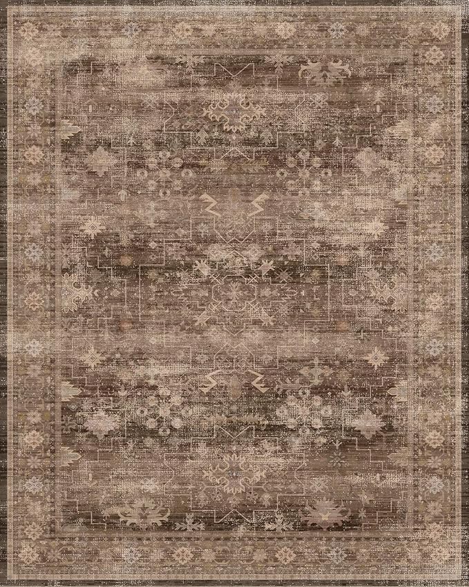 Brown Washable Long Runners for Hallways, 3x8 Wide Kitchen Runner Rug, Entryway - Image 8