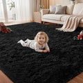 Area Rug for Living Room Bedroom: 6x9 Soft Fluffy Shag Rugs Upgrade Non-Slip by EXPEDIX