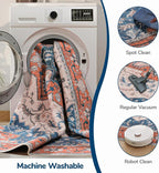 Lessymo 8 x 10 Area Rugs for Living Room- Machine Washable Area Rugs Boho Faux - Image 5