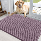 OLANLY Dog Door Mat for Muddy Paws 36x24, Ultra Absorbent Chenille Mud Doormat by OLANLY