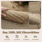 MontVoo-Outdoor Rug Carpet Patio Rug 8x10 Polypropylene Indoor Outdoor Rugs - Image 2