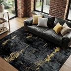RELEANY Washable Area Rugs 9'x12' Non-Slip Modern Abstract Soft - Image 8