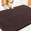 Smiry Dog Door Mat for Muddy Paws 30x17, Absorbent Dirt Trapper, Non-Slip by Smiry
