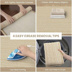 IOHOUZE Washable Runner Rug 2x10 Non Slip Rubber Backed Long Hallway Runner - Image 4