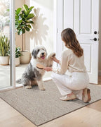DEXI Ultra Thin Door Mat Indoor Entrance 32x48, Non Slip Rubber Backed Entryway - Image 9