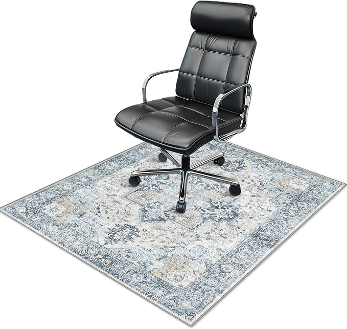 48"x60" Office Chair Mat for Hardwood Tile Floor, Under Desk Carpet Protector - Image 9