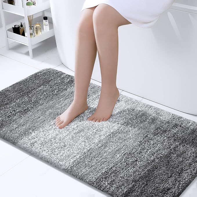 OLANLY Bathroom Runner Rugs Mat 44x24, Extra Soft Absorbent Microfiber Bath Rugs by OLANLY