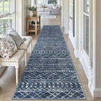 KUTA Boho Runners for Hallways 2.6x10 ft Moroccan Washable Runner Rug Non-Slip - Image 3
