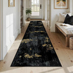 RELEANY Washable Area Rugs 2'6"x12 Non-Slip Modern Abstract Soft - Image 2