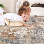 DMOYEST 10ft Round Area Rug Living Room Rugs - Image 4