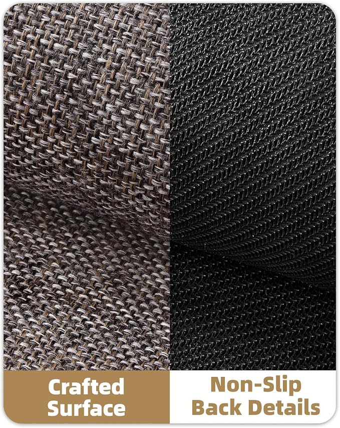 Color&Geometry Ultra Thin Indoor Door Mat 48"x72", Non Slip Rubber Backed Dirt - Image 6