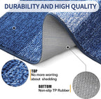 Kitinjoy Indoor Outdoor Door Mat, 54x32 Non-Slip Absorbent Dirt Trapper - Image 3