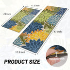 Arenarug Kitchen Mats for Floor 2PCS Cushioned Anti Fatigue Kitchen Mats - Image 2