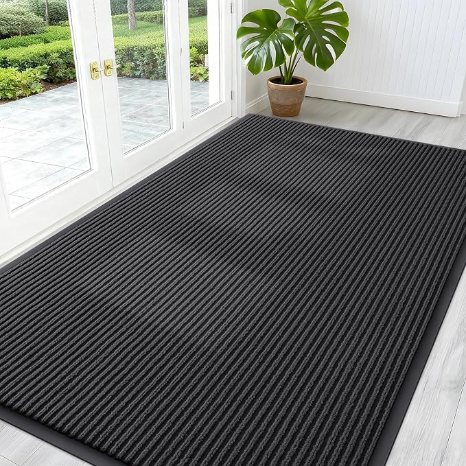 OLANLY Front Door Mat Indoor Outdoor Entrance, Waterproof Heavy Duty Doormat by OLANLY