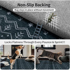 SERISSA 2x6 Kitchen Runner Rug, Washable Non-Slip Grey Boho Rug, Soft Low-Pile - Image 5
