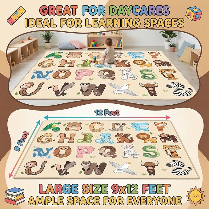 ABC Kids Rugs for Playroom - Image 6