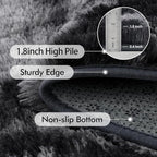 10x14 Ft Extra Large Shag Rugs for Living Room, Ultra Soft Fluffy Furry Area - Image 5