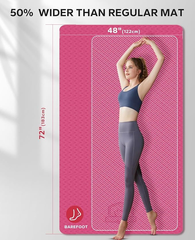 HAPBEAR Extra Large Yoga Mat - Image 2