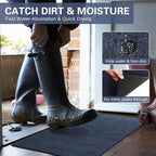 Front Door Mat Indoor Outdoor Entrance, Absorbent Door Mats and Muddy Doormats - Image 4