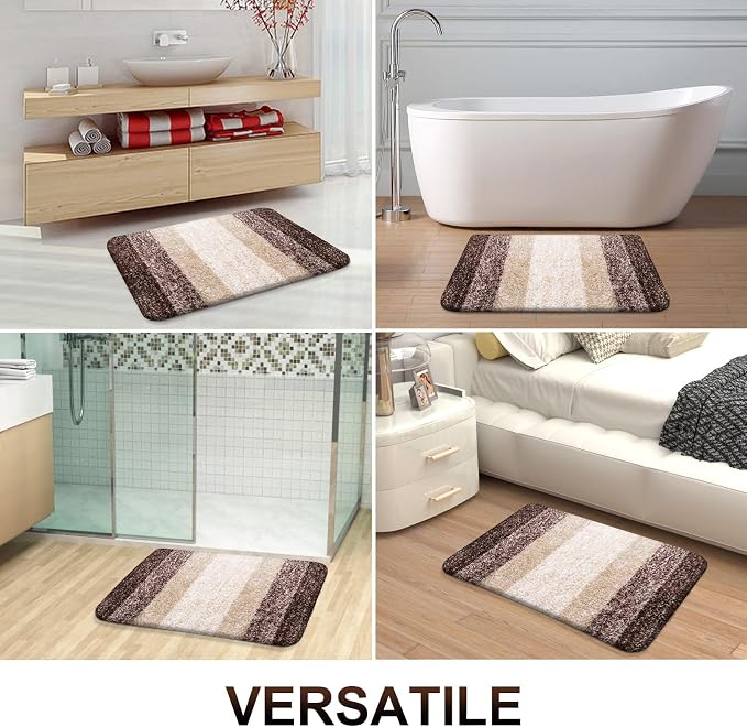 OLANLY Bathroom Runner Rugs Mat 59x24, Extra Soft Absorbent Microfiber Bath Rugs - Image 6
