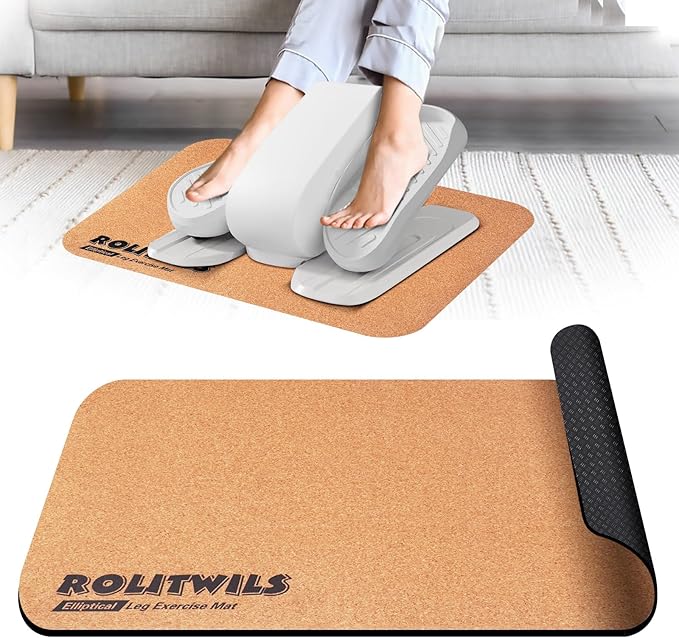 Under Desk Elliptical Mat by AdventureBuiltHomePerfected