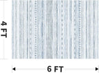 4x6 Area Rugs for Living Room Machine Washable Rug Distressed Indoor Carpet - Image 2