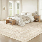 Living Room Rugs 8x10: Washable Moroccan Geometric Boho Rug Farmhouse Non Slip - Image 2