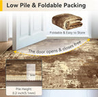 RELEANY Washable Area Rugs 9'x12' Non-Slip Modern Abstract Soft - Image 6