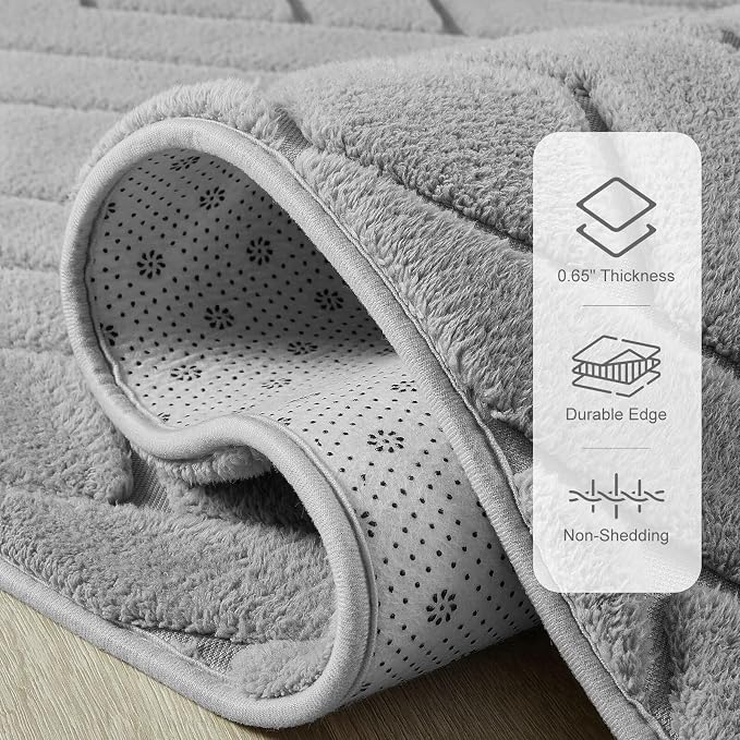 Macgace Ultra Soft Grey Area Rug - Image 6
