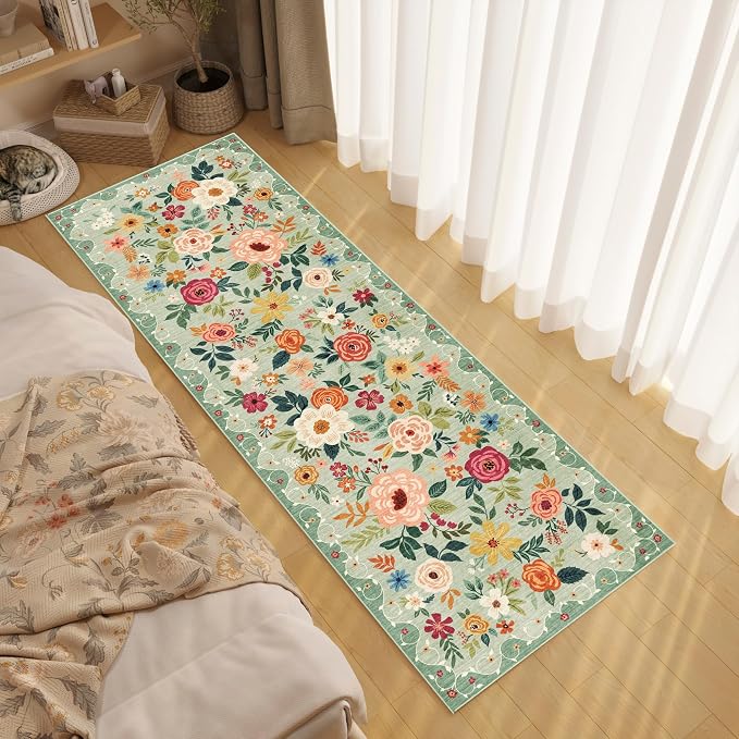 DUKINO 2x10 Kitchen Runner Rug for Hallway, Washable Runner Rug - Image 7