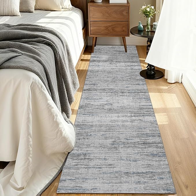 2x10 Runner Rug Non-Slip，Modern Abstract 10ft Washable Runner Rugs - Image 6
