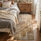 2x6 Ft Washable Runner Rug, Non-Slip Low Pile Hallway Kitchen Area Rug - Image 3
