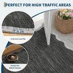 GarveeHome Scalloped Washable Runner Rug 2x6 Runner Modern Non Slip Kitchen - Image 6