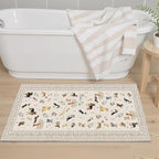 Dog Rug Runner for Entryway, 2x4 Washable Kitchen Mat Ultra-Thin Soft, Non-Slip - Image 3