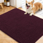 OLANLY Dog Door Mat for Muddy Paws 40x32, Absorbs Moisture and Dirt, Absorbent by OLANLY