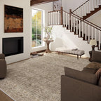 Machine Washable Rugs for Living Room: 9x12 Area Rugs for Bedroom Vintage Stain - Image 2