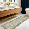 Sage Floral Kitchen Runners by HazoHaus
