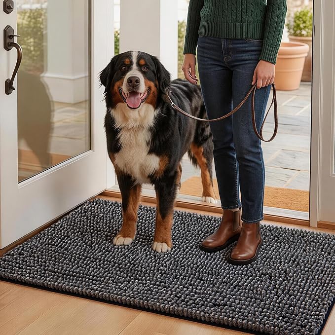 EHEYCIGA Super Absorbent Dog Door Mat by EHEYCIGA