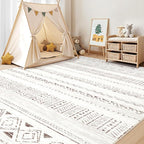 cotiled 7x9 Area Rugs Living Room Rug: Washable Boho Rugs - Image 8