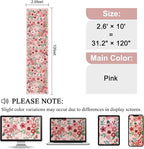 DUKINO 2.6x10 Runner Rug for Hallway, Lightweight Washable Floral Kitchen Rug - Image 2