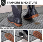 Front Door Mat 31''x47'', Non Slip Absorbent Dirt Resist Washable Low-Profile - Image 2
