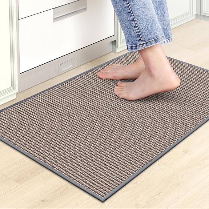 Kitchen Mats for Floor, Kitchen Rugs, Absorbent Kitchen Runner Rug for in Front by SoftDuo