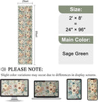 DUKINO 2x8 Washable Runner Rug, Soft Floral Hallway Rug Runner - Image 2