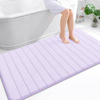OLANLY Memory Foam Bath Mat 59x35, Super Soft Absorbent Bathroom Rugs, Quick Dry by OLANLY