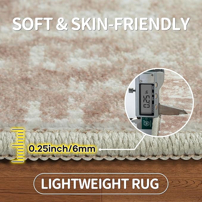 5x7 Area Rugs for Living Room Rug Washable: Modern Rug for Dining Room Bedroom - Image 6