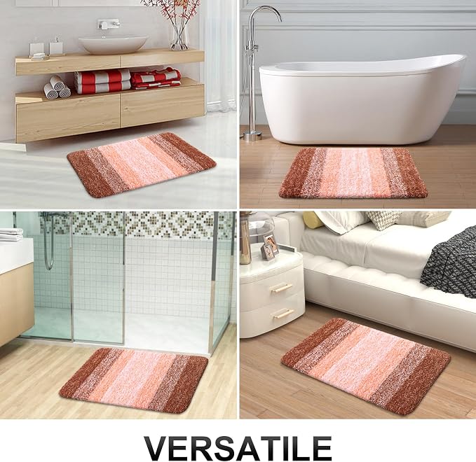 OLANLY Bathroom Runner Rugs Mat 47x17, Extra Soft Absorbent Microfiber Bath Rugs - Image 6