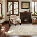Machine Washable Throw Rugs for Entryway: Door Mat Indoor Entrance 4x6 Rug by palohom