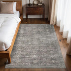 Rugxara 4x6 Rug for Living Room Bedroom, Vintage Retro Boho Area Rugs, Non Slip - Image 2