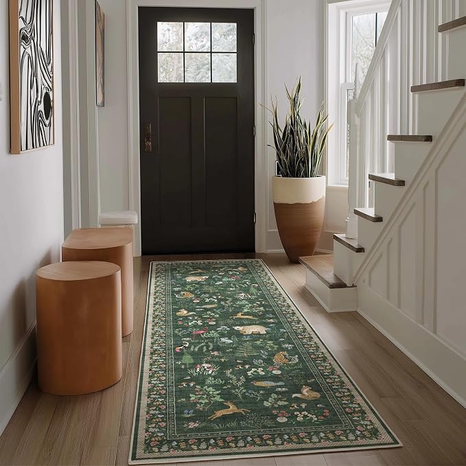 Washable Kitchen Rug Runners for Hallways: 2'x6' Bedroom Runner Rug Non Slip - Image 2