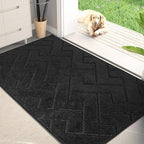 PURRUGS Dirt Trapping Door Mat 34" x 59", Non-Slip Machine Washable Entry Rug by PURRUGS